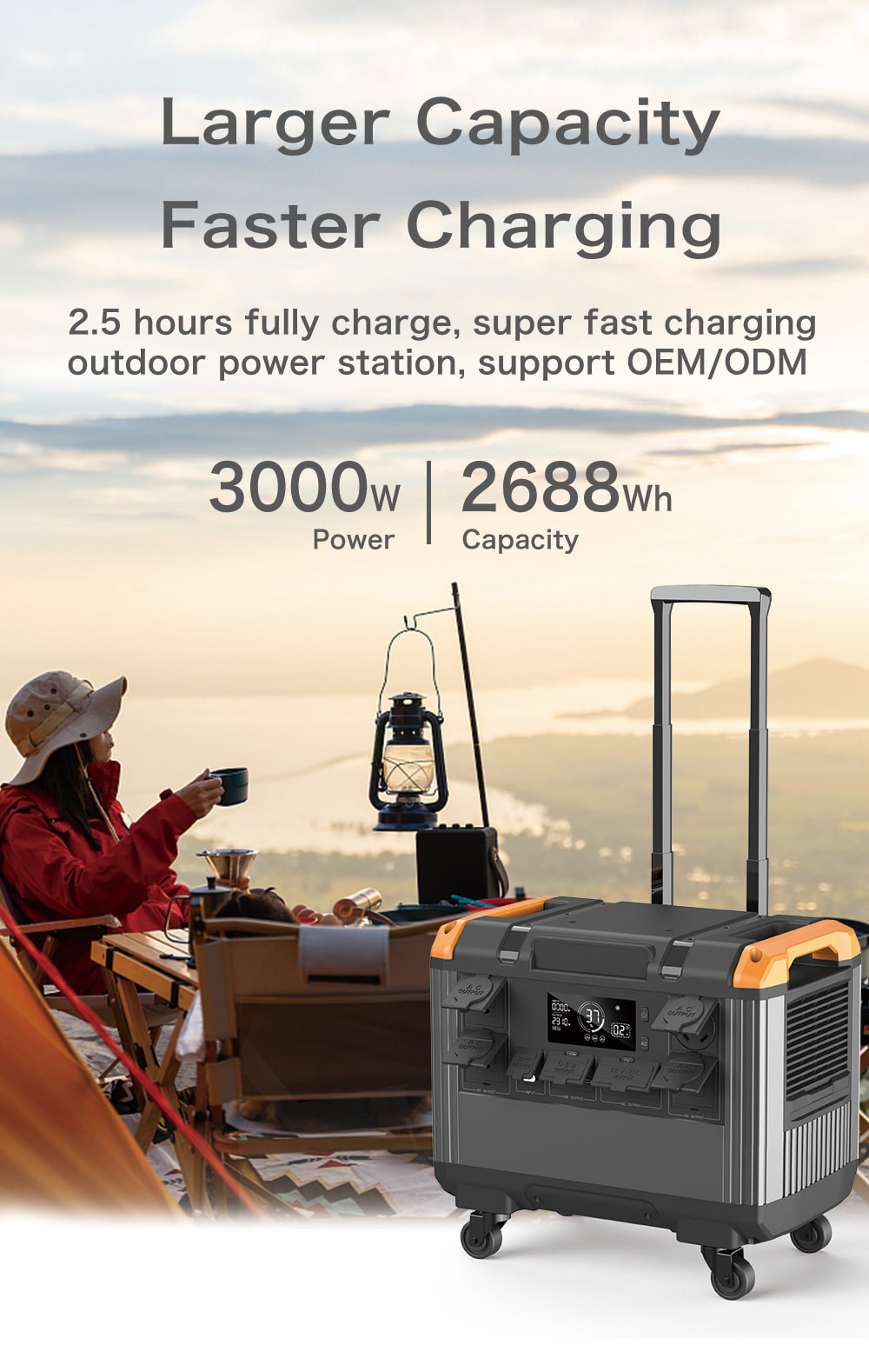 battery-powered generator for home 3000w