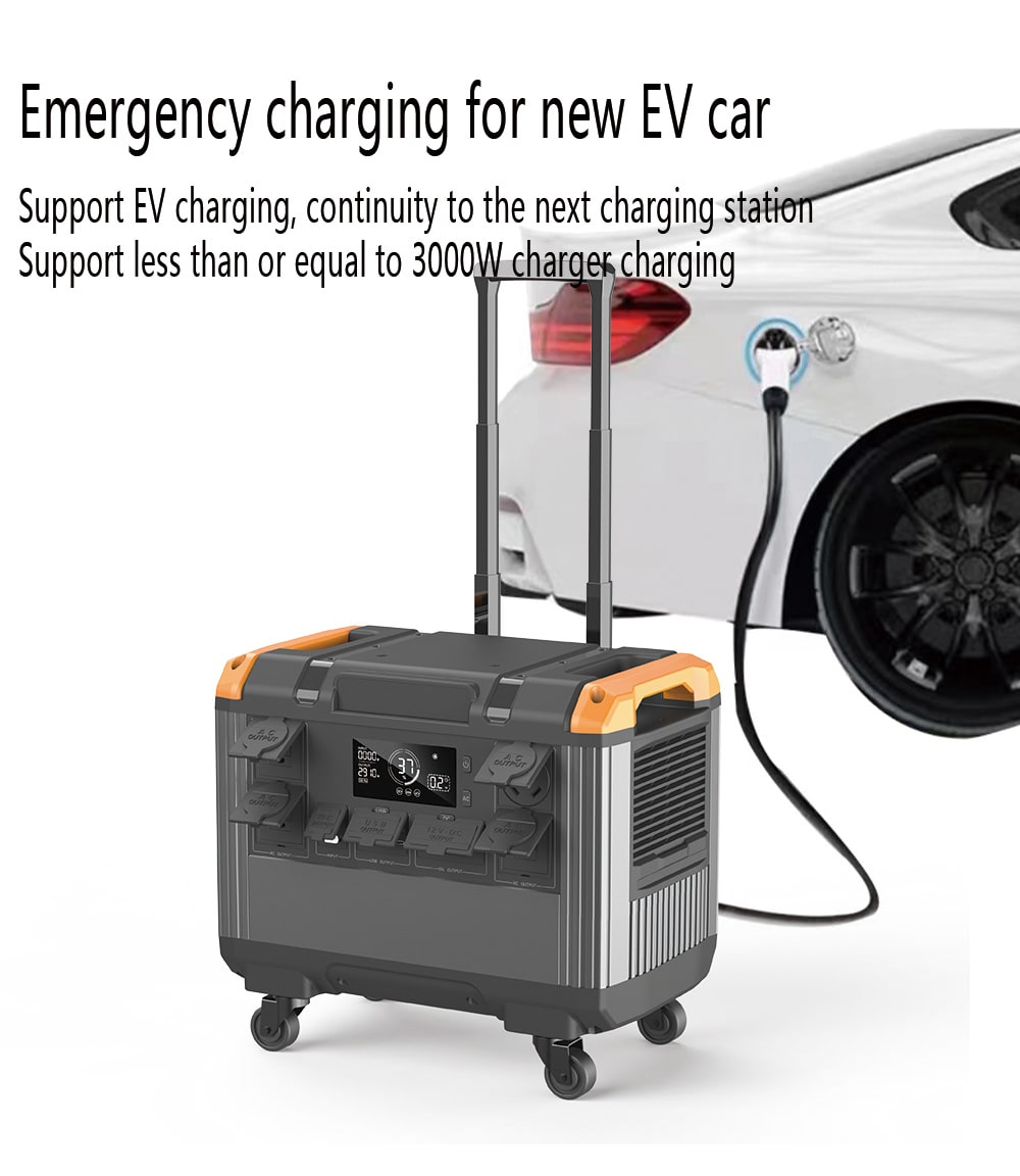 battery-powered generator for home 3000w charging EV car