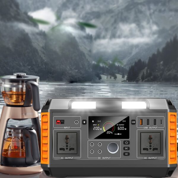 portable battery power station 600w