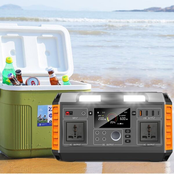 portable battery power station 600w