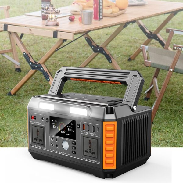 portable battery power station 600w