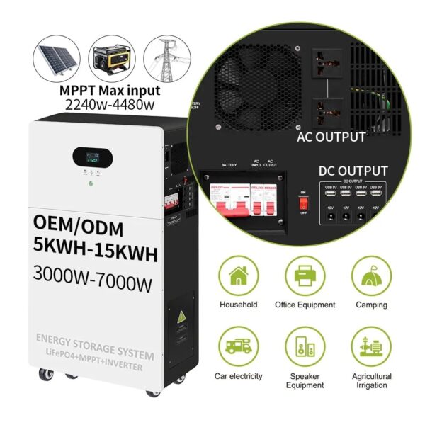 all in one battery and inverter