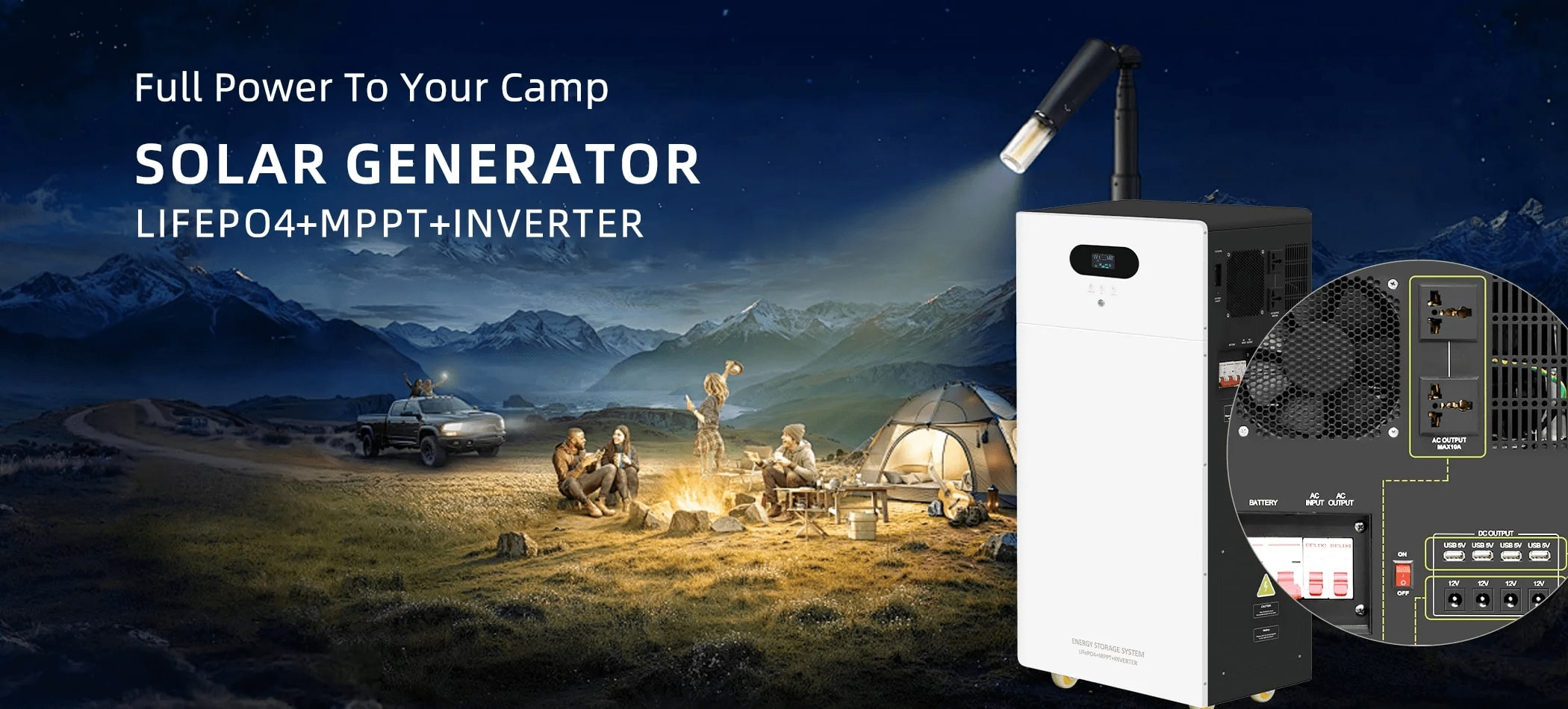 all in one battery and inverter banner